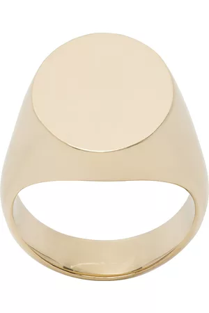 Maison Margiela Gold Oval Chevalier Ring