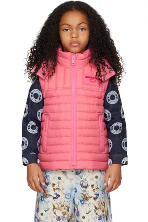 Burberry Accessories - Kids Pink Horseferry Down Vest