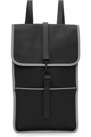 Rains Black Reflective Backpack
