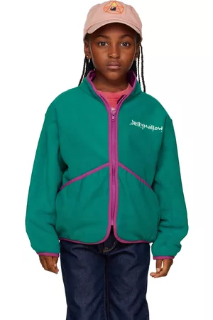 Jelly Mallow Kids Green 'Hello' Jacket