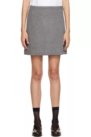 Holzweiler Women Mini Skirts - Gray Erina Miniskirt
