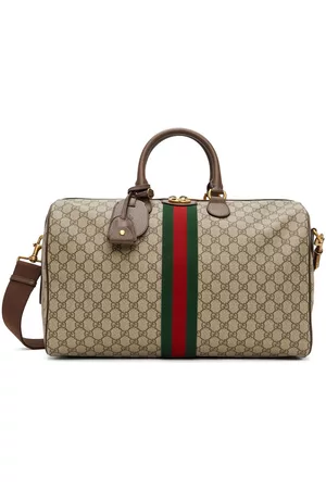 Gucci Men Luggage - Beige Medium Ophidia Duffle Bag