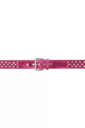 Collina Strada Pink Star Studded Belt