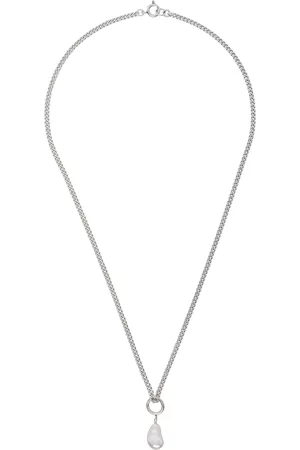 Isabel Marant Men Necklaces - Silver Rain Drop Necklace