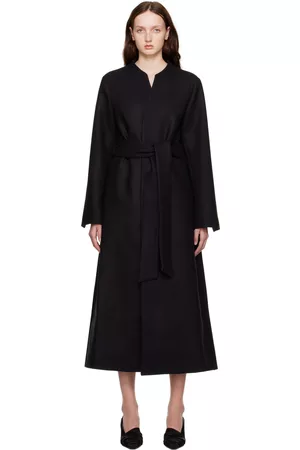 BITE Women Coats - Black Minimal Coat
