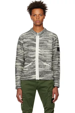Stone Island Men Sweatshirts - Gray Chapter 2 Cardigan