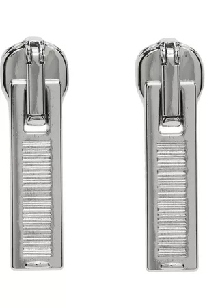 VTMNTS Men Earrings - Barcode Zipper Earrings