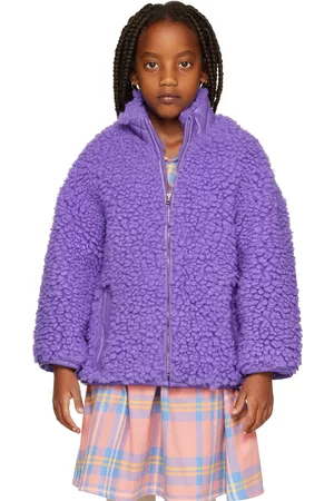Stand Studio Fleece Jackets - Kids Purple Azalea Jacket