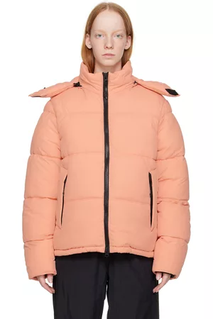 boohoo Men's Plus Tapestry Hooded Puffer Jacket