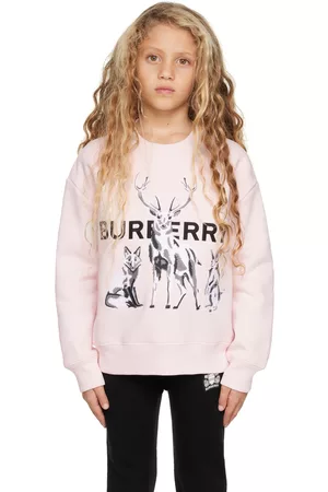 Burberry Kids Pink Animal Kingdom Sweatshirt