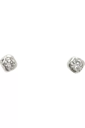 PEARLS BEFORE SWINE Men Earrings - Silver Diamond Earrings