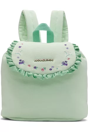 Anna Sui Rucksacks - SSENSE Exclusive Baby Green Backpack