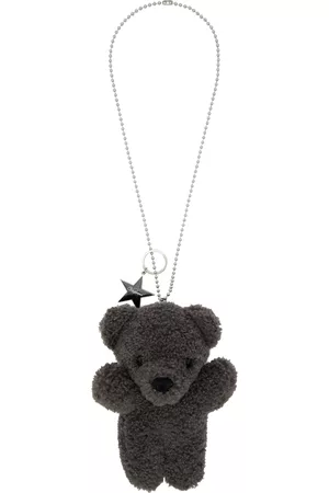 Vaquera Women Necklaces - Silver & Gray Teddy Bear Necklace