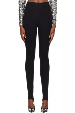Dolce & Gabbana Women Leggings - Black Slim-Fit Leggings