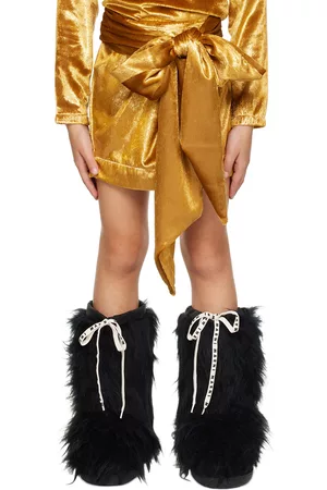 CRLNBSMNS Kids Gold Bow Skirt