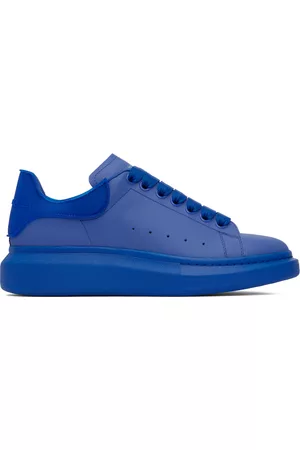Alexander McQueen Men Sneakers - Blue Oversized Sneakers
