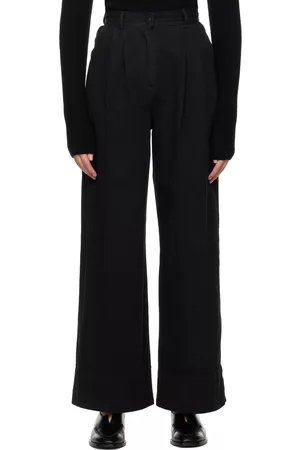 Mark Kenly Domino Tan Women Twill Pants - Prairie Trousers