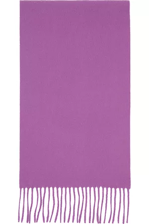 Tiger of Sweden Men Scarves - SSENSE Exclusive Purple Sylan Scarf
