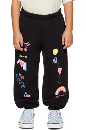 Kids Worldwide SSENSE Exclusive Kids All Over Love Print Sweatpants