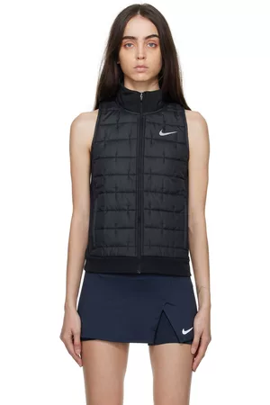 Nike Women Tank Tops - Black Therma-FIT Vest