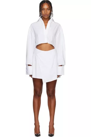 SIR White Dion Shirt Minidress