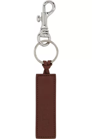 A.P.C. Brown Logo Keychain
