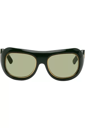 Gucci Men Sunglasses - Green Navigator Sunglasses