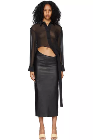 CHRISTOPHER ESBER Women Casual Dresses - Black Connected Shirt-To-Skirt Dress