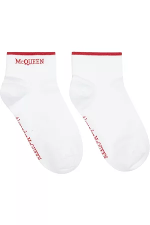 Alexander McQueen Logo Cotton Ankle Socks