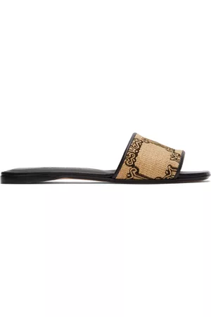 Max Mara Women Sandals - Black & Beige Midge Sandals
