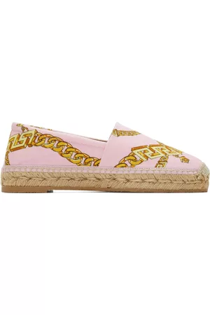 VERSACE Women Espadrilles - Pink Canvas Espadrilles
