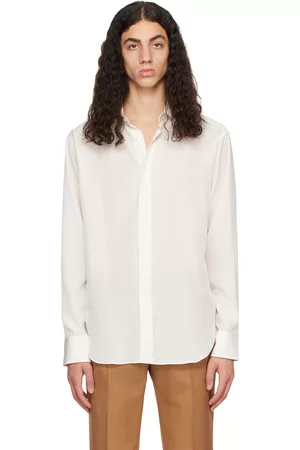 Tom Ford Men Shirts - White Dotted Shirt