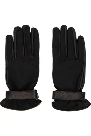 Paul Smith Men Gloves - Black Technical Gloves