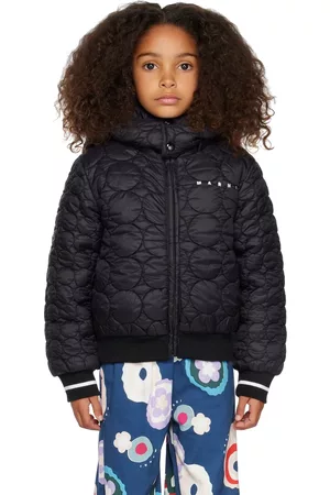 Marni Jackets - Kids Black Embroidered Jacket