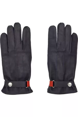 Paul Smith Navy Strap Gloves