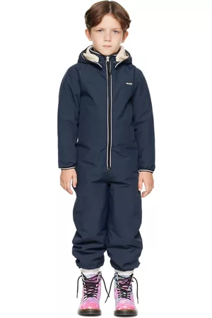 Molo Ski Suits - Kids Navy Wain Snowsuit