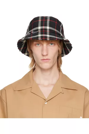 Marni Men Caps - Black Distressed Cap