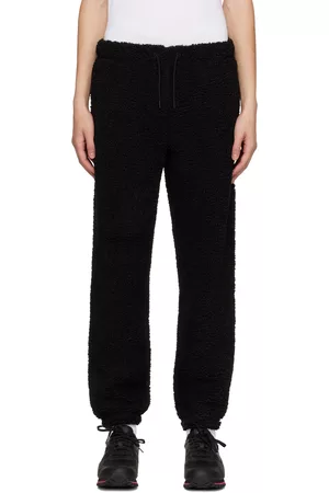 Fred Perry Men Sweatpants - Black Embroidered Track Pants