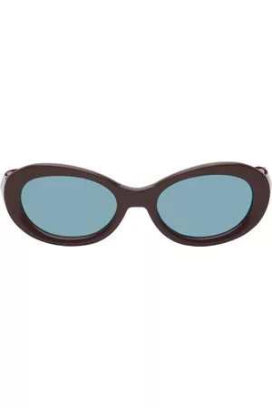 DRIES VAN NOTEN Women Sunglasses - Brown Oval Sunglasses