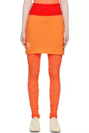 Maisie Wilen Women Mini Skirts - Orange & Red Pop Miniskirt