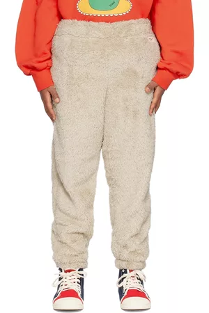 Tiny Cottons Sweatpants - Kids Beige Polar Sweatpants