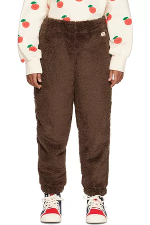 Tiny Cottons Sweatpants - Kids Brown Polar Sweatpants