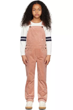 BONPOINT Kids Pink Country Overalls