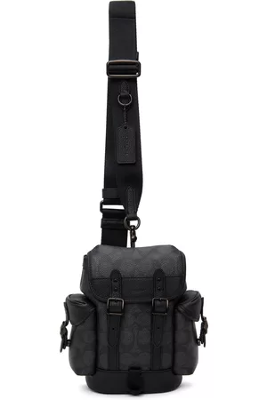 Coach Men Rucksacks - Black Hitch 13 Backpack