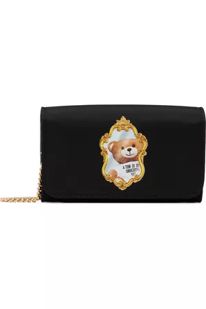 Moschino Women Shoulder Bags - Black Mirror Teddy Bear Bag