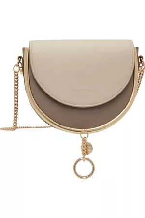 See by Chloé Women Shoulder Bags - Gray & Taupe Mara Evening Bag