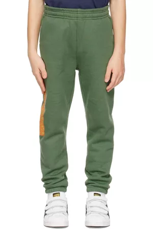 Brain Dead Sweatpants - Kids Green Overcast Sweatpants