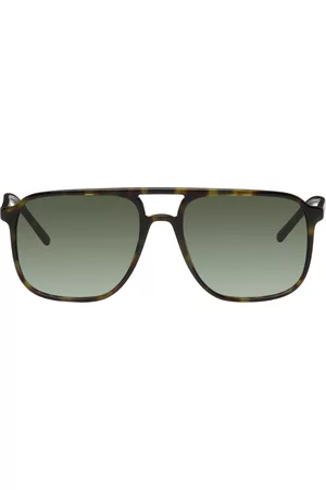 Dolce & Gabbana Tortoiseshell Aviator Sunglasses