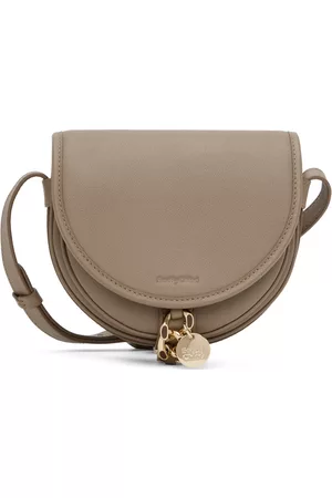 See by Chloé Women Shoulder Bags - Taupe Small Mara Saddle Bag