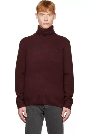 Ralph Lauren Burgundy Brushed Turtleneck